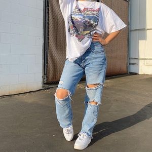 Forever 21 Ripped Jeans